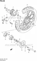 REAR WHEEL for Suzuki MARAUDER 125 2011