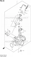 THROTTLE BODY for Suzuki MARAUDER 125 2011