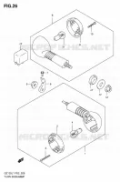 TJRN SIGNAL LAMP for Suzuki MARAUDER 125 2011