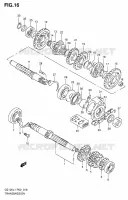TRANSMISSION for Suzuki MARAUDER 125 2011