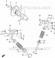 CAMSHAFT   VALVES for Suzuki MARAUDER 250 2002