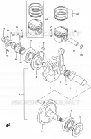 CRANKSHAFT for Suzuki MARAUDER 250 2002