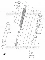 FRONT FORK for Suzuki MARAUDER 250 2002