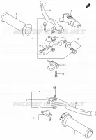 HANDLE GLIP   LEVER (MODELE K2) for Suzuki MARAUDER 250 2002