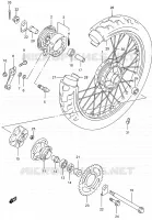 REAR WHEEL for Suzuki MARAUDER 250 2002