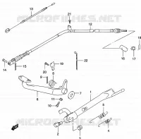 STAND   REAR BRAKE for Suzuki MARAUDER 250 2002
