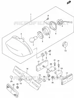TAIL LIGHT ASSY for Suzuki MARAUDER 250 2002