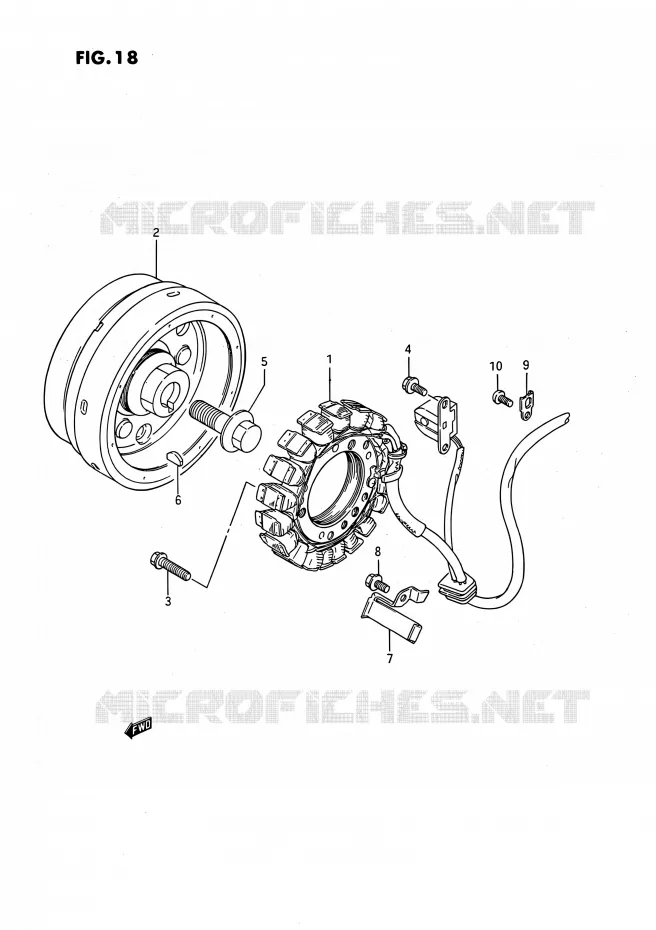 MAGNE TO Suzuki MOTO 650 SAVAGE 1990  LS650PL(E24)