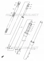 FRONT FORK for Suzuki SAVAGE 650 2003