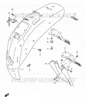 REAR FEDNER for Suzuki SAVAGE 650 2003