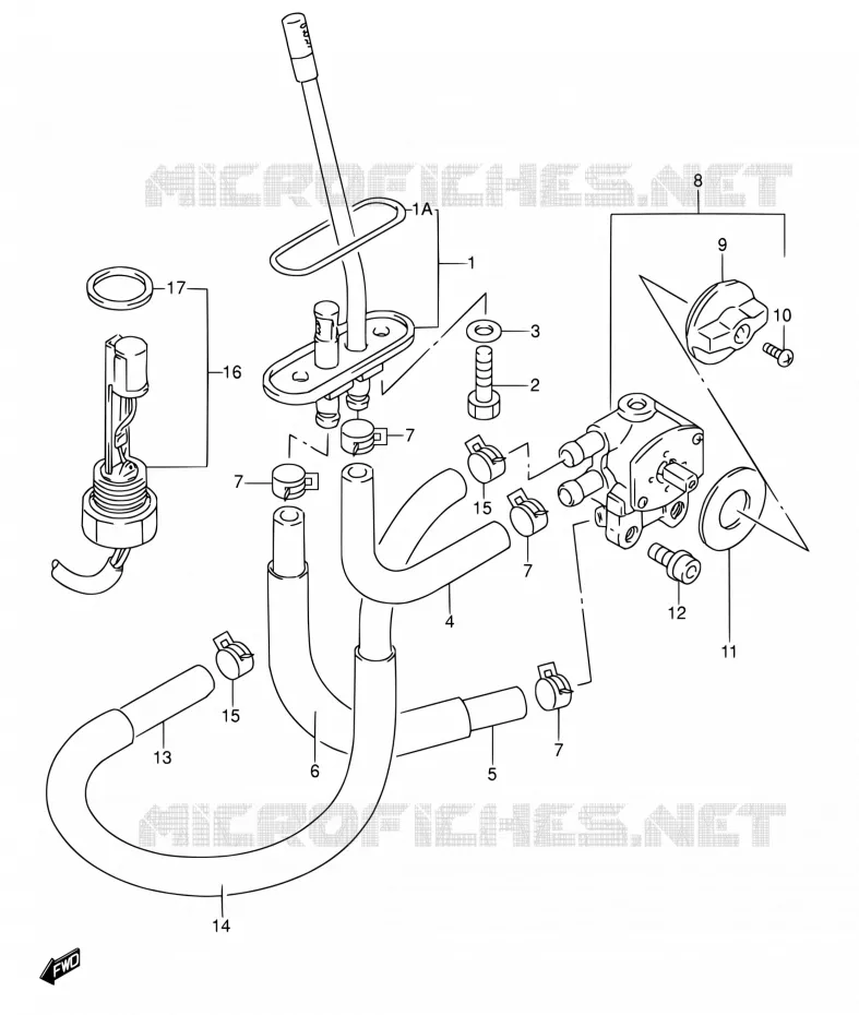 FUEL COCK Suzuki MOTO 600 RF 1993  RF600RP/RF600RUP