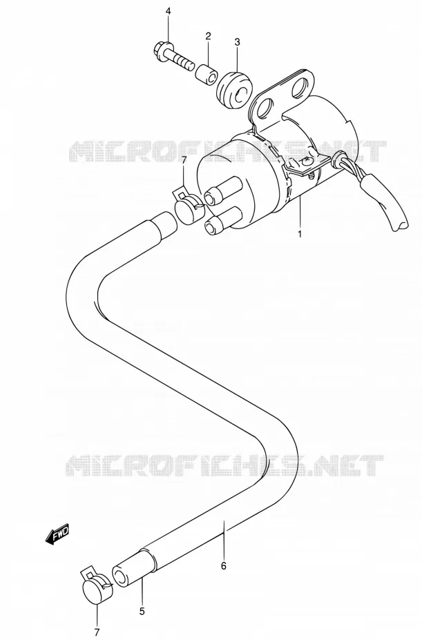 FUEL PUMP Suzuki MOTO 600 RF 1995  RF600RS/RF600RUS
