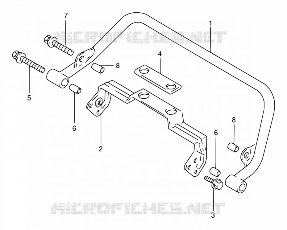 REAR GLIP (E15,E17,E18) Suzuki MOTO 125 RG 1994  RG125FU R
