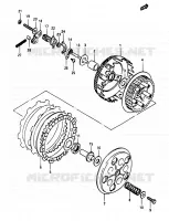 CLUTCH for Suzuki RG 50 1983