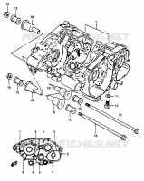 CRACKCASE COVER for Suzuki RG 50 1983
