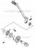 KICK STARTER for Suzuki RG 50 1983
