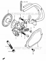 OIL PUMP for Suzuki RG 50 1983