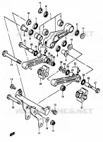 SHOCK ABSORBER LINKAGE for Suzuki RG 50 1983