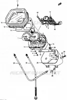 SPEEDOMETER for Suzuki RG 50 1983