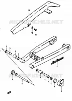 SWINGARM for Suzuki RG 50 1983