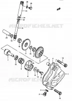 WATER PUMP for Suzuki RG 50 1983