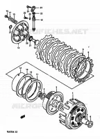 CLUTCH for Suzuki RG 250 1989