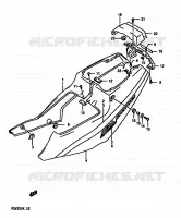 FAIRING for Suzuki RG 250 1989