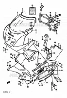 FAIRING for Suzuki RG 250 1989