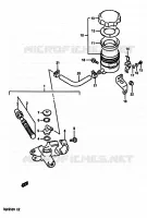 FR. MASTER CYLINDER for Suzuki RG 250 1989