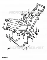 FRAME for Suzuki RG 250 1989