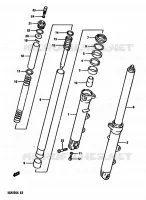FRONT FORK for Suzuki RG 250 1989