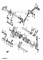 GEAR SHIFTING ASSY for Suzuki RG 250 1989