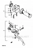 LEFT HANDLE   SWITCH for Suzuki RG 250 1989