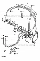 OIL PUMP for Suzuki RG 250 1989