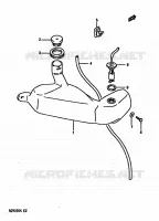 OIL TANK for Suzuki RG 250 1989
