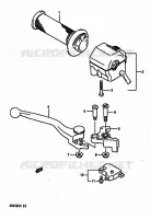 RIGHT SWITCH   HANDGRIP for Suzuki RG 250 1989
