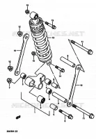 SHOCK ABSORBER LINKAGE for Suzuki RG 250 1989