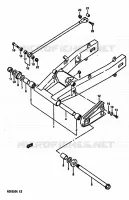 SWINGARM for Suzuki RG 250 1989