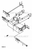 SWINGARM for Suzuki RG 250 1989