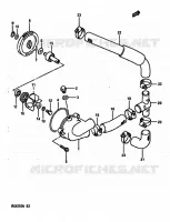 WATER PUMP for Suzuki RG 250 1989