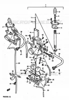 CARBURETOR for Suzuki RG 250 1989
