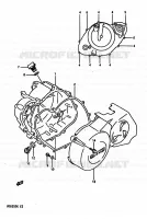 CRACKCASE COVER for Suzuki RG 250 1989