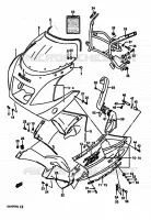 FAIRING for Suzuki RG 250 1989