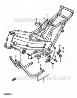 FRAME for Suzuki RG 250 1989