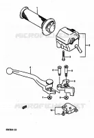 RIGHT SWITCH   HANDGRIP for Suzuki RG 250 1989