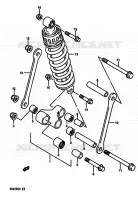 SHOCK ABSORBER LINKAGE for Suzuki RG 250 1989
