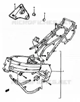 FRAME (E22) for Suzuki RG 250 1990