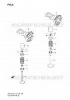CAMSHAFT   VALVES for Suzuki RM-Z 250 2007