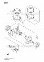 CRANKSHAFT for Suzuki RM-Z 250 2007