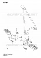 FOOTREST for Suzuki RM-Z 250 2007